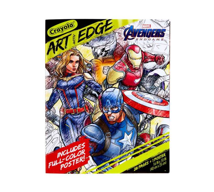 Marvel coloring book pages