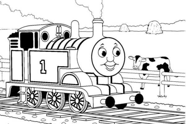 Thomas the train coloring book