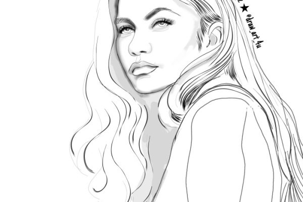 Anime coloring pages zendaya