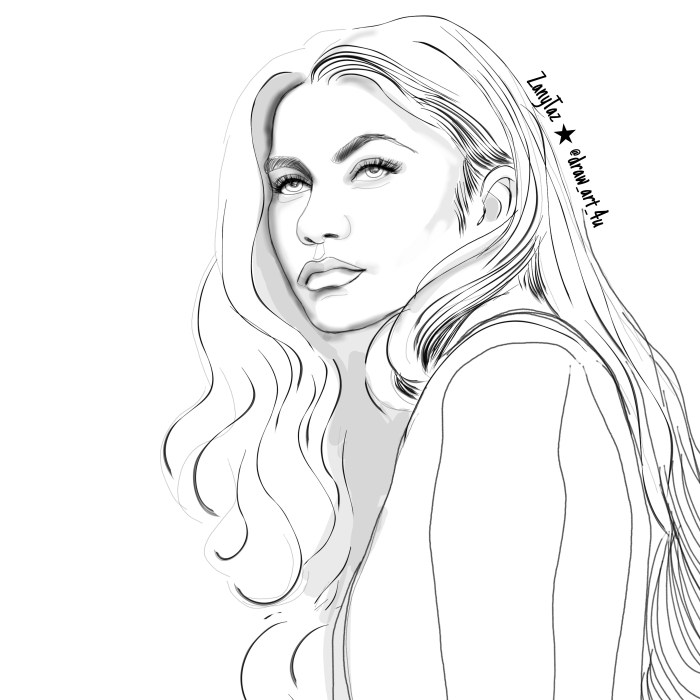 Anime coloring pages zendaya