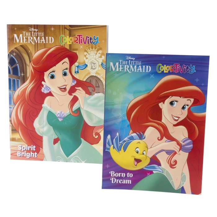 The little mermaid coloring book