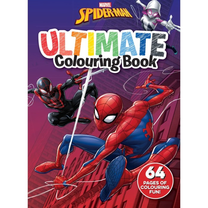 Spider man coloring books