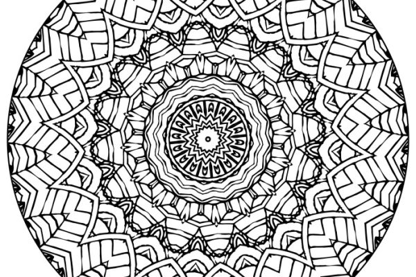 Mandala coloring book kids