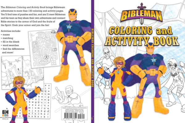 Animated bibleman coloring pages