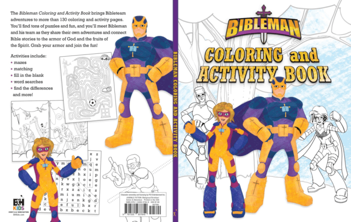 Animated bibleman coloring pages