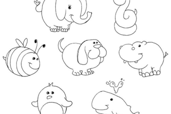 Zoo coloring book printable