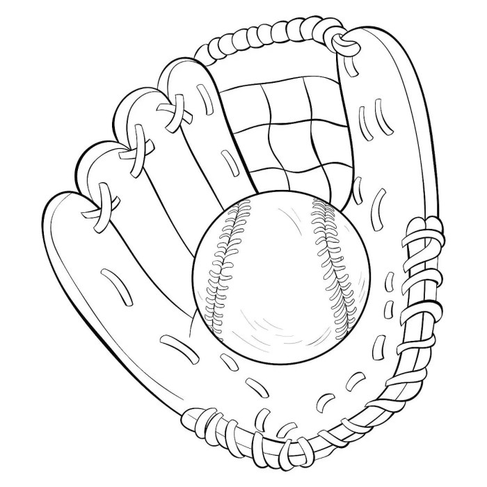 Baseball coloring book pages