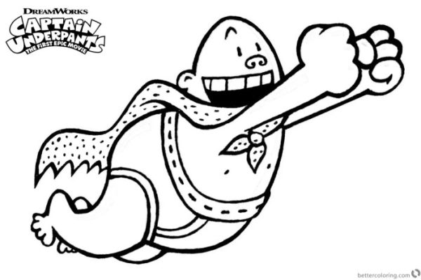 Captain underpants coloring book