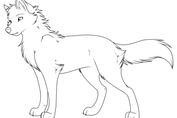 Anima wolfs coloring pages