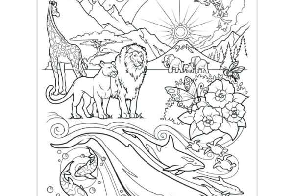 Anime godes coloring sheet