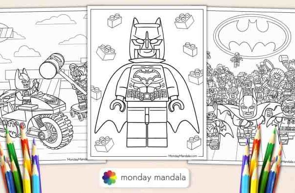 Lego batman coloring book