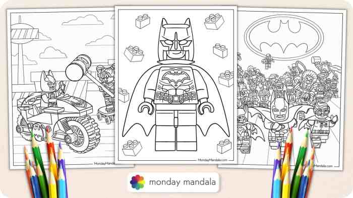 Lego batman coloring book