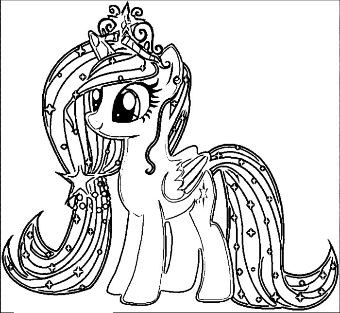 Anime coloring pages mlp