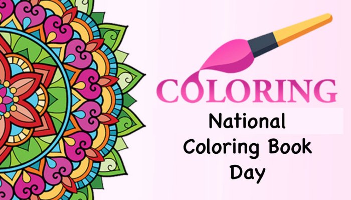 National coloring book day 2024