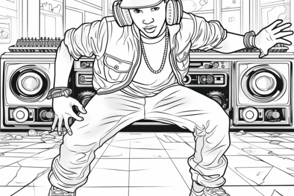 Coloring book hip hop