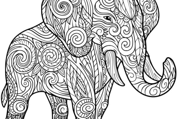 Coloring books for gronups to print animals