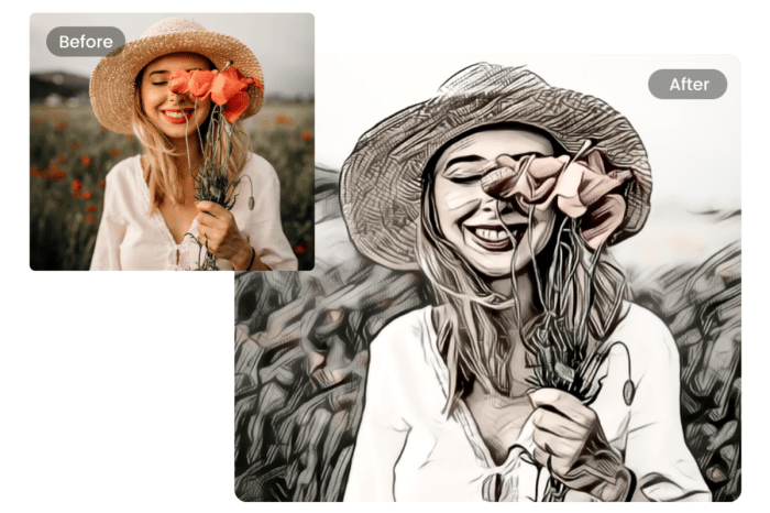 Turn photos into coloring book pages