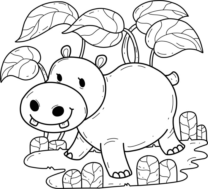 Zoo coloring book printable