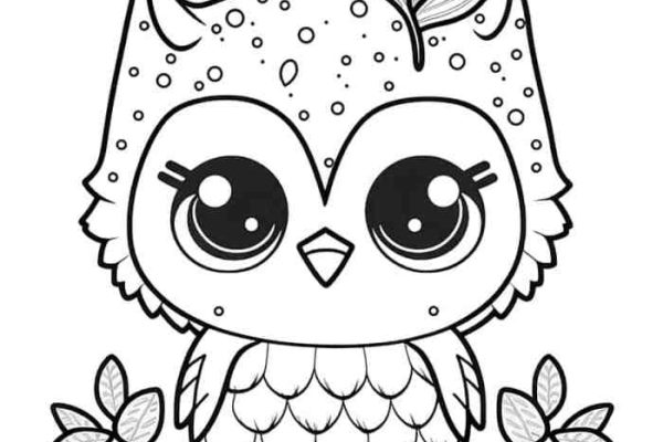 Coloring pictures of cute baby animals