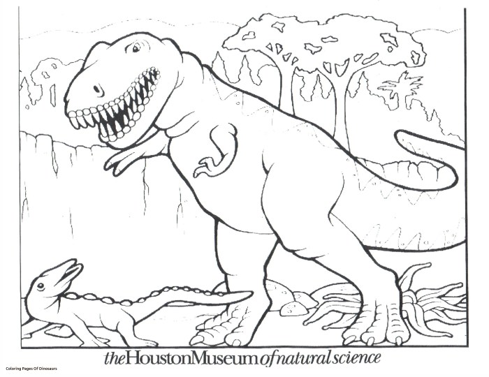 Printable dinosaur coloring book