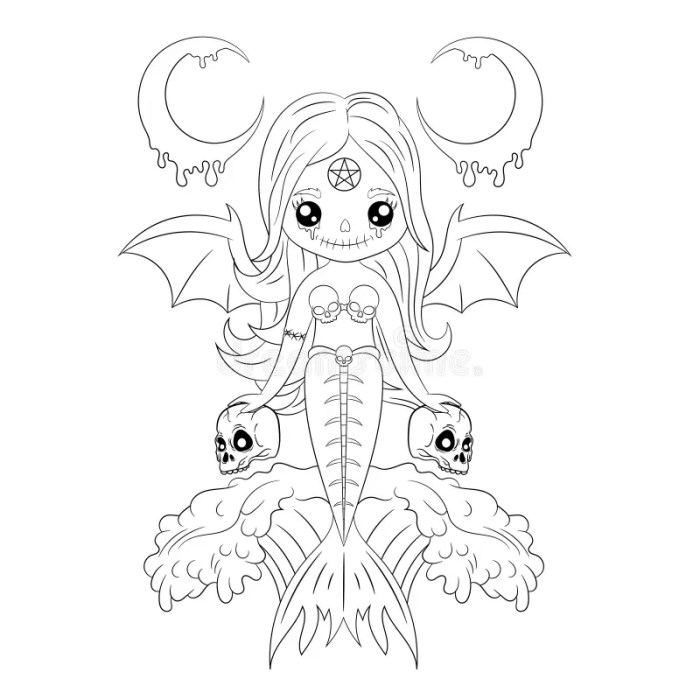 Creepy cute coloring book