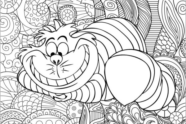 Anime alice in wonderland coloring pages