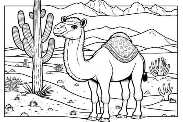 Desert pages coloring habitat getcolorings animals color