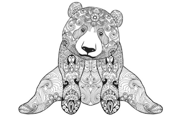 Coloring pages animal bear