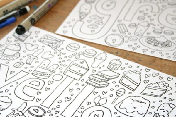 Build your own coloring book