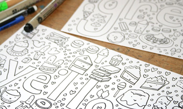 Build your own coloring book