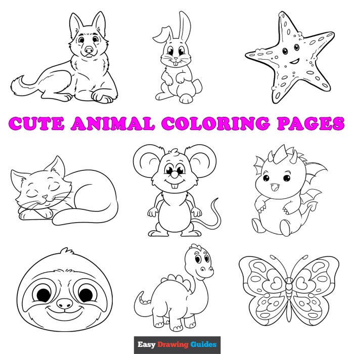 Creation animals and people coloring page