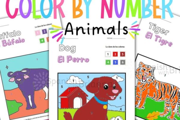 Spanish animal coloring pages