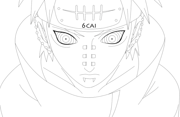 Anime drawings coloring page mu