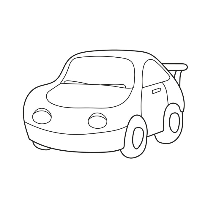 Coloring book of cars