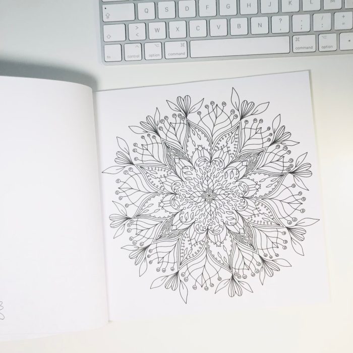 World of flowers coloring book