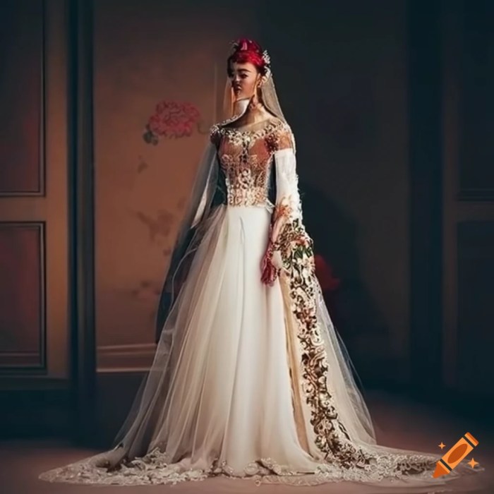 Baltic born wedding dress