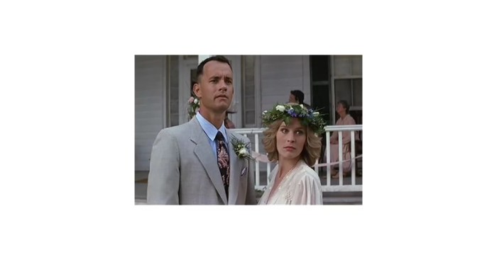 Forrest gump wedding dress for jenny