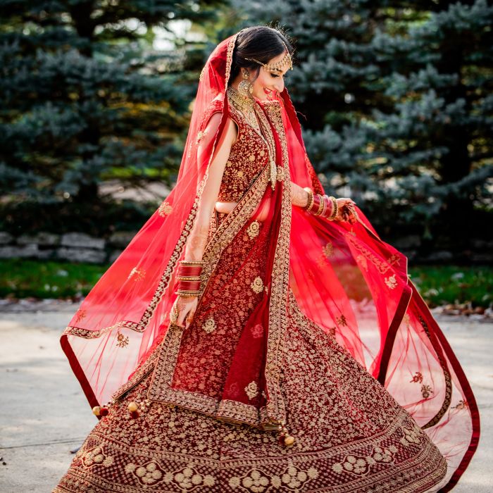 Ladies wedding dress indian