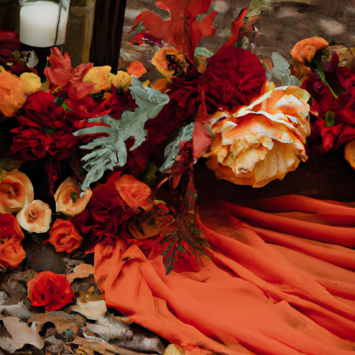 Fall colored wedding dresses