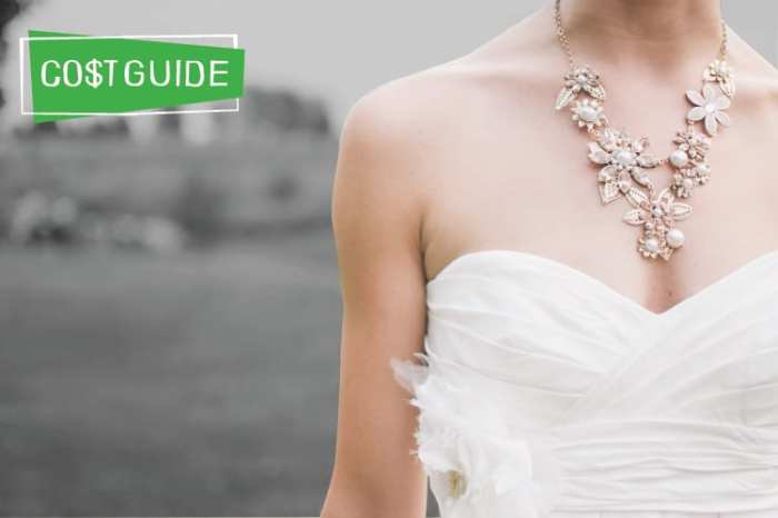 How Much Is A Typical Wedding Dress?