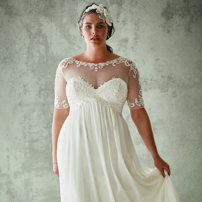 Plus size rustic wedding dresses