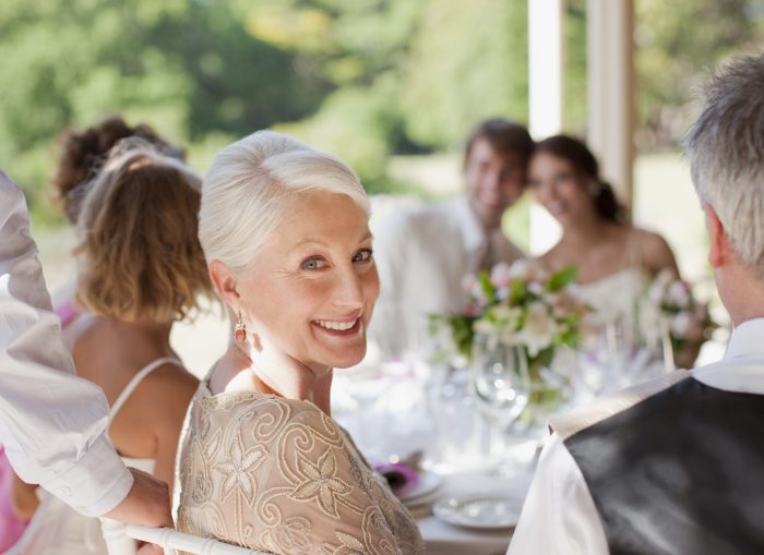 Older women's wedding dress