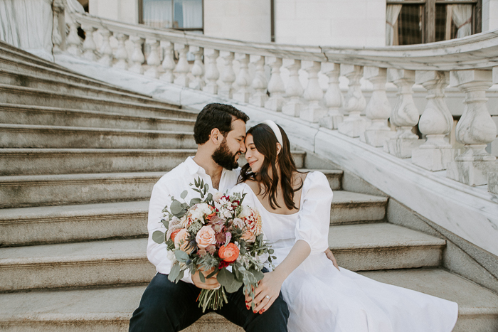 Vintage courthouse wedding dresses