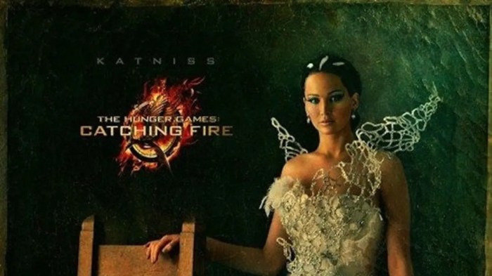 Katniss in wedding dress