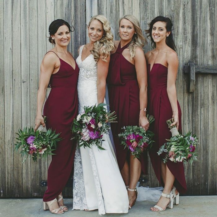 Black and Burgundy Wedding Dress A Style Guide